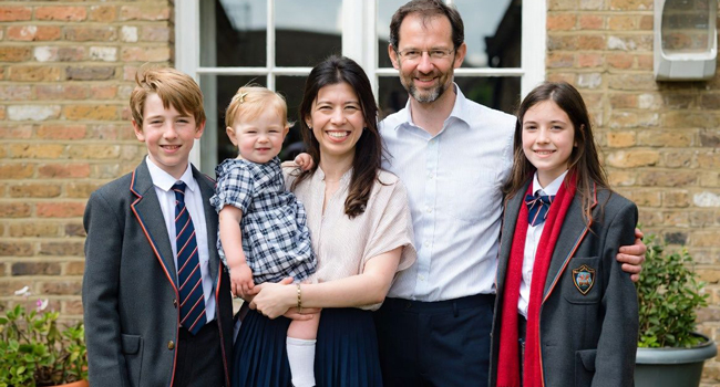 Familia anfitriona en Brighton durante un viaje de idiomas con LISA! en Inglaterra para adultos y estudiantes