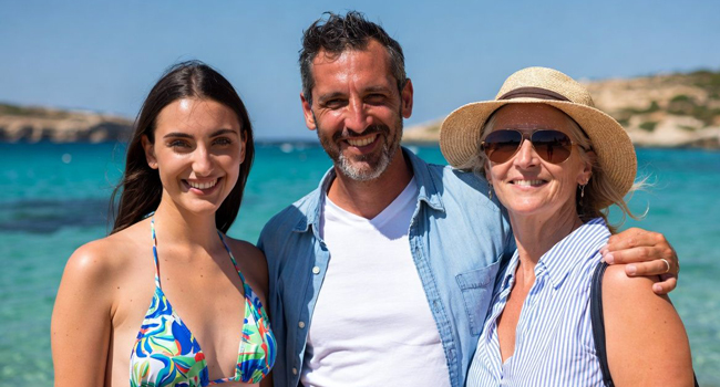  Adultos junto al mar en Malta durante unas vacaciones educativas con LISA! disfrutando del sol, la playa y un ambiente internacional