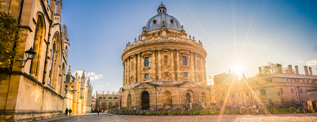 LISA-Sprachreisen-Erwachsene-Englisch-England-Oxford-Universitaet-Fahrrad-Sonnenaufgang