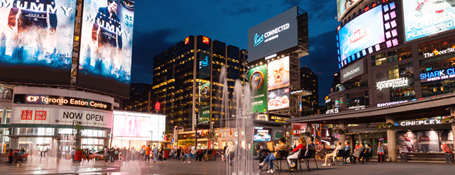 LISA-Sprachreisen-Erwachsene-Englisch-Kanada-Toronto-Lawrence-Park-Nacht-Platz LISA-Sprachreisen-Erwachsene-Englisch-Kanada-Toronto-Lawrence-Park-Nacht-Platz