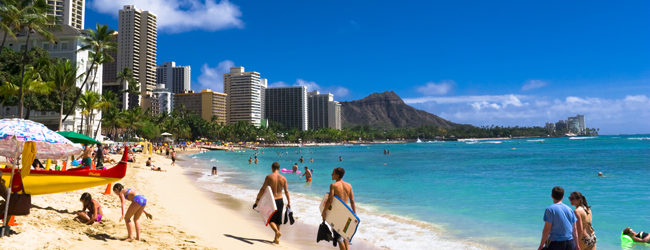 LISA-Sprachreisen-Erwachsene-Englisch-USA-Honolulu-Waikiki-Hawaii-Beach-Meer-Surfen LISA-Sprachreisen-Erwachsene-Englisch-USA-Honolulu-Waikiki-Hawaii-Beach-Meer-Surfen