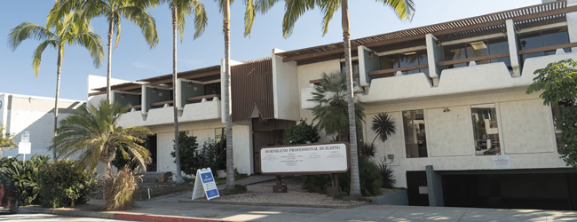 Blick auf das Gebäude der LISA! Sprachschule in San Diego Pacific Beach