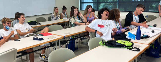 Schüler im Unterricht an der Sprachschule in Miami